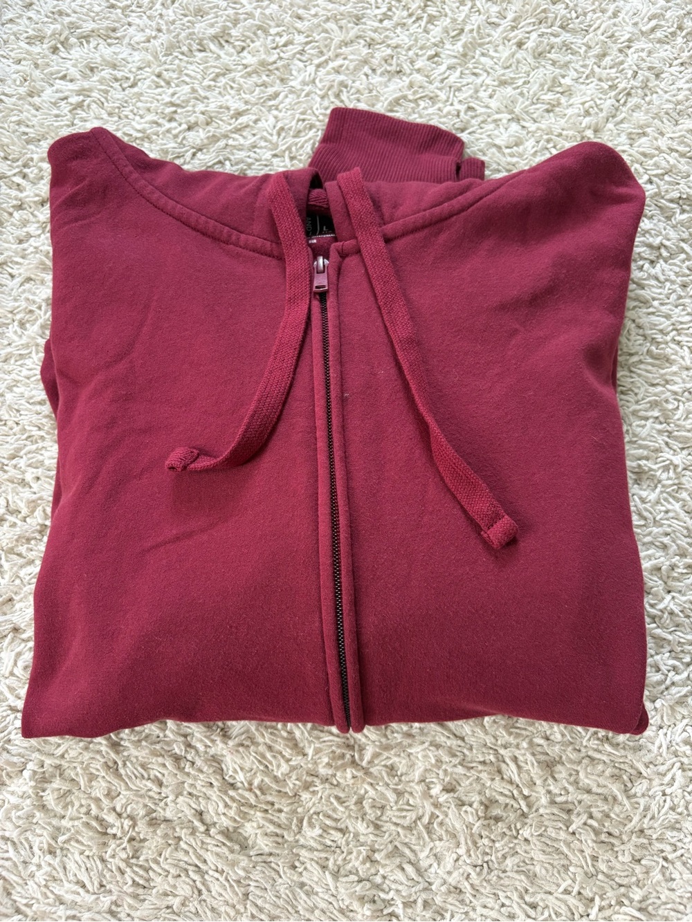 Women’s Time and Tru Zip-Front Hoodie Sweater